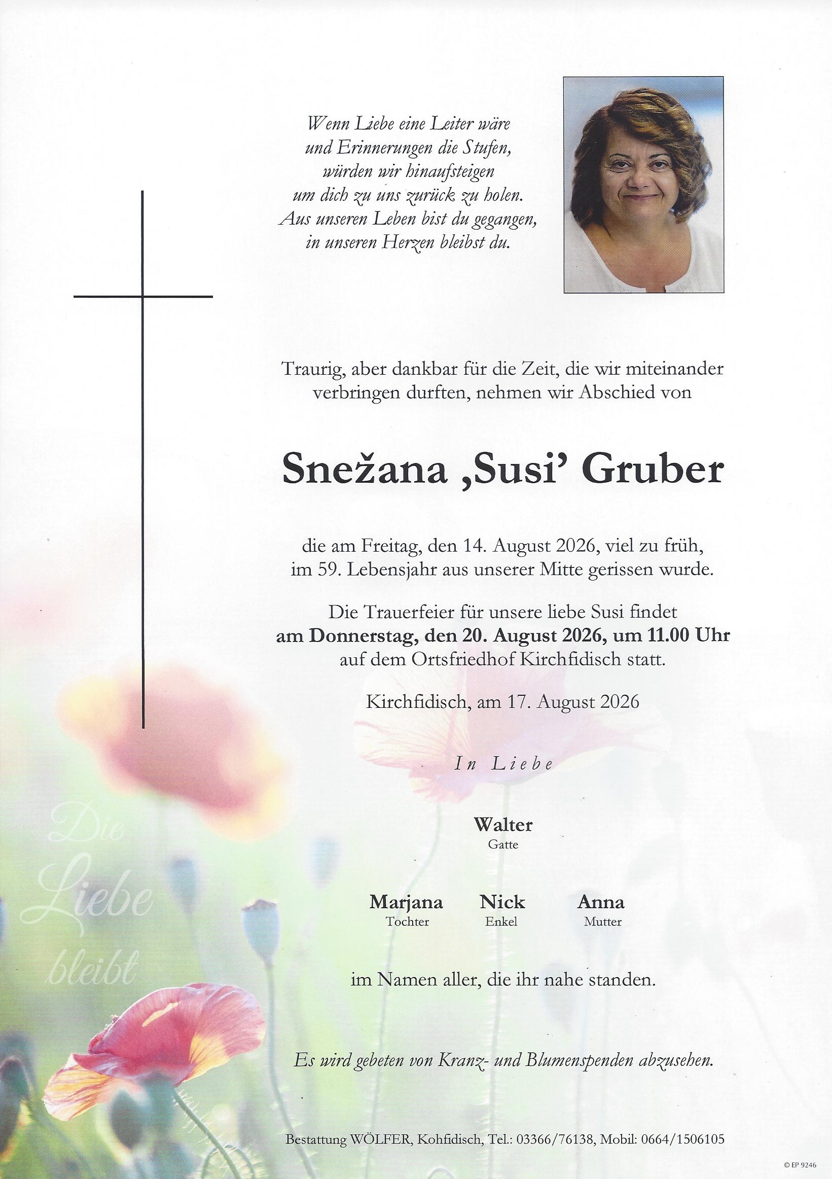 Parte Snežana ‚Susi’ Gruber